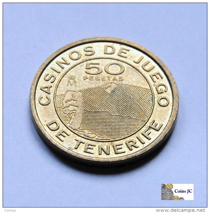 Ficha Casino De Tenerife - 50 Pesetas - Unclassified