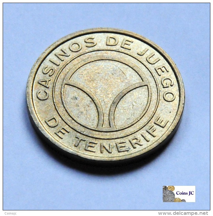 Ficha Casino De Tenerife - 50 Pesetas - Unclassified