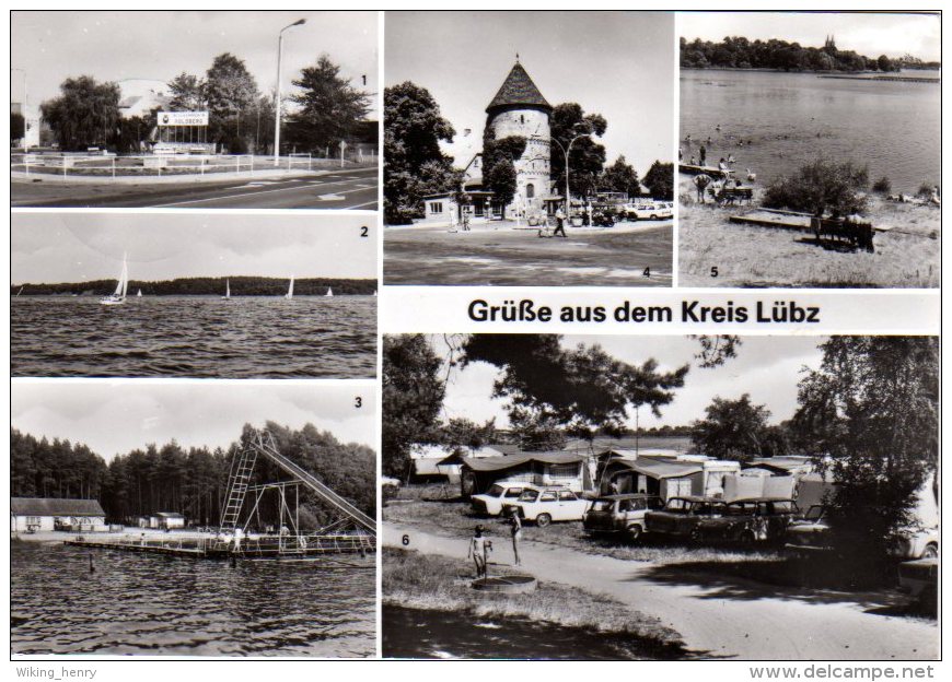 Lübz - S/w Mehrbildkarte 1 - Lübz