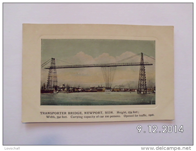 Newport. - Transporter Bridge. (1) - Contea Sconosciuta