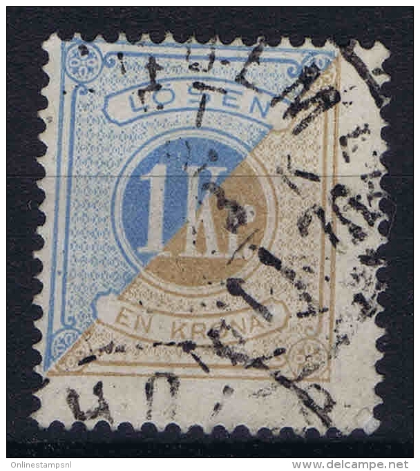 Sweden Postage Due 1874 Yv  10 Perfo 14 - Portomarken