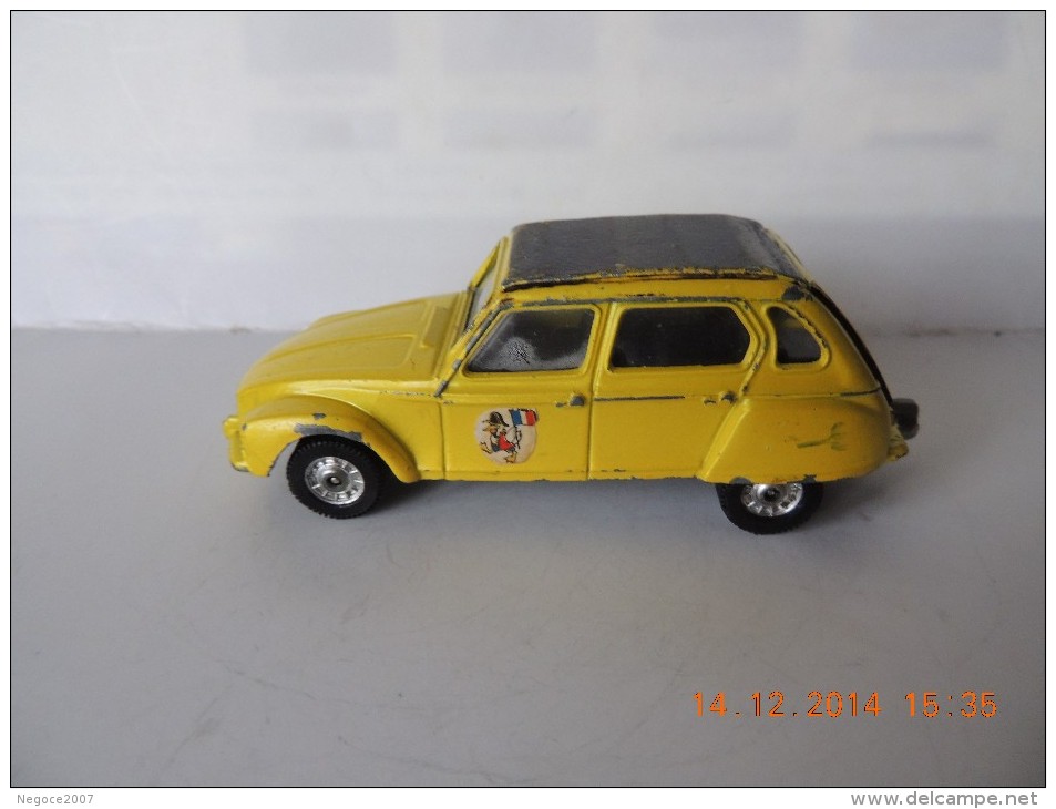 Corgi-toys : RARE !!!!!!!   Citroên Dyane Made In Britain  PAT N°1278081 - Corgi Toys