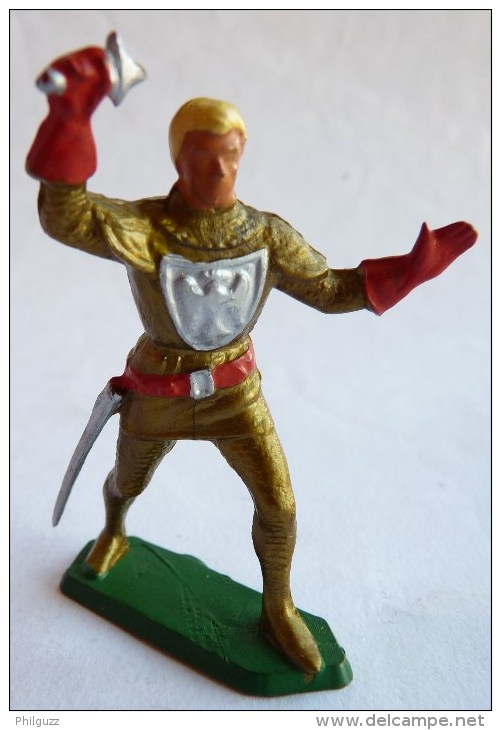 FIGURINE STARLUX -  SOLDAT MEDIEVAL CHEVALIER TETE NUE EPEE MPC37 Incomplet - Starlux