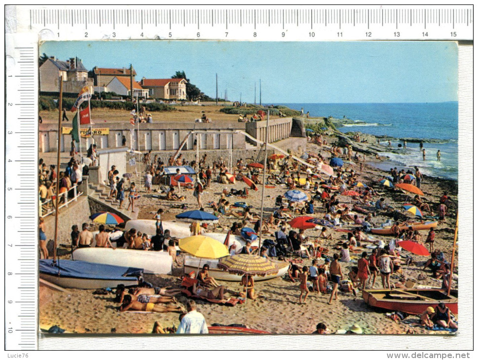 PREFAILLES  -   Vue De La Grande Plage -   Voiliers -    Jeux - Préfailles