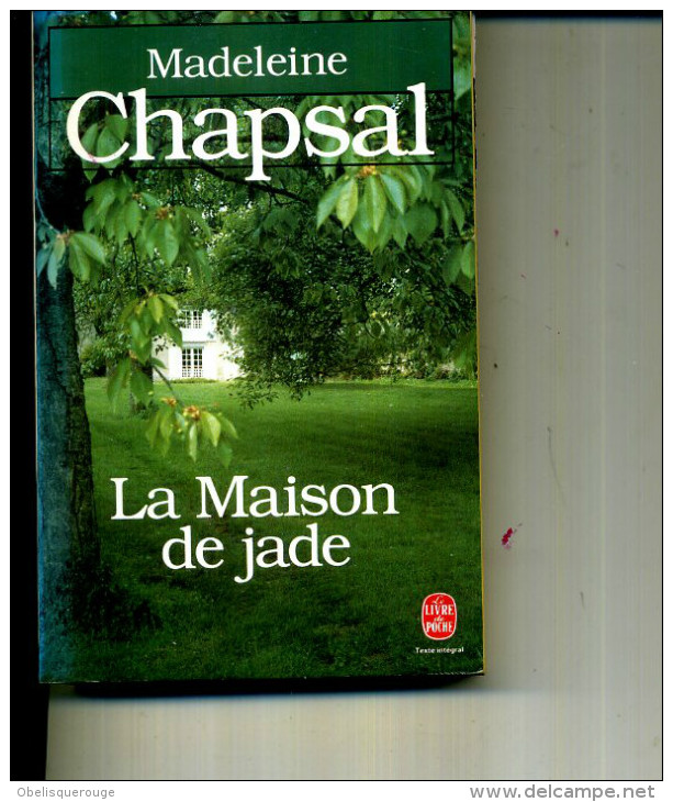 MADELEINE CHAPSAL LA MAISON DE JADE SUPERBE 410 PAGES - Action