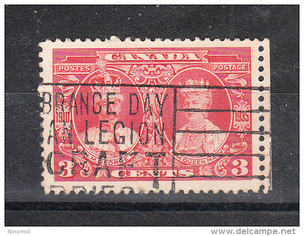 Canada   -    1935.   George V  And Queen  3 C.  Fine Obliteration - Other & Unclassified