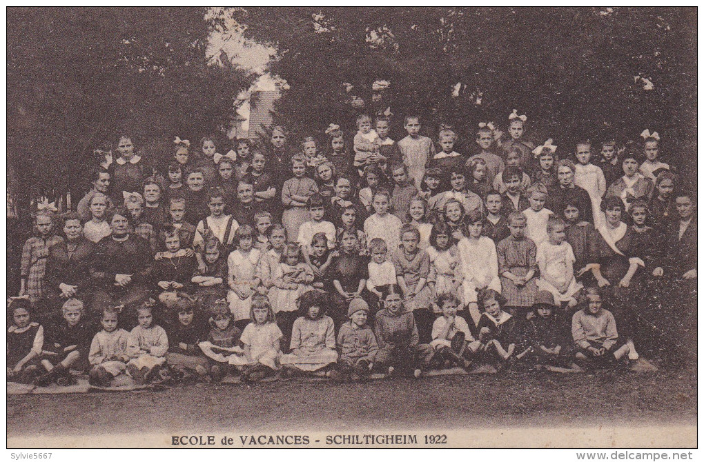 Schiltigheim école De Vacances 1922 - Schiltigheim