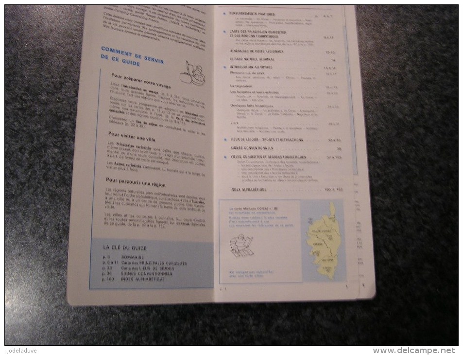 CORSE  Guide Du Pneu Michelin Vert 1976  Régionalisme Tourisme France Europe - Tourisme