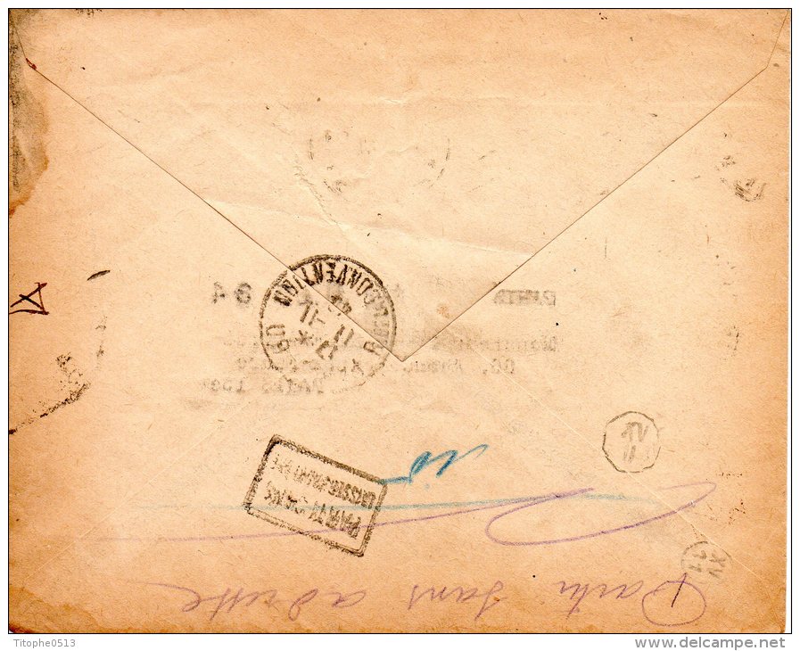 FRANCE. Belle Enveloppe Ayant Circulé En 1940 Avec Lettre à L'intérieur. - Cartas & Documentos