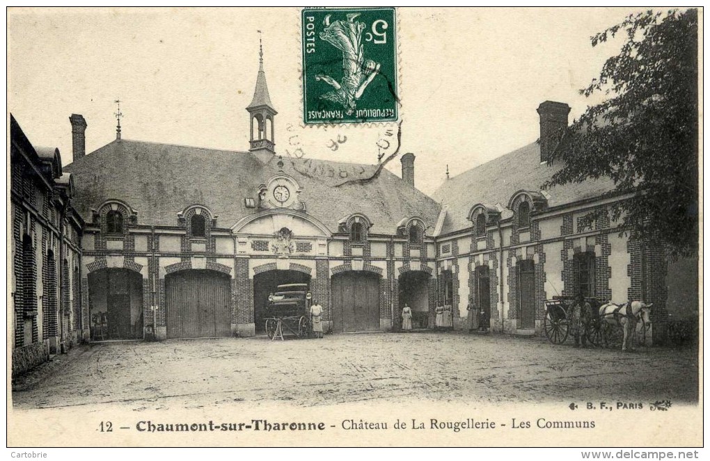 41 - CHAUMONT-SUR-THARONNE - Château De La Rougellerie - Les Communs - Animée - Autres & Non Classés