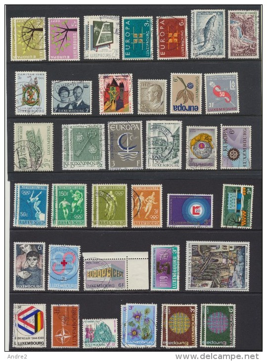 Luxembourg - Petite Collection  Oblit , * MH Et *** MNH (à Partir De 1953) - Collections