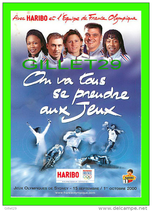 JEUX OLYMPIQUES - AVEC HARIBO & L´ÉQUIPE DE FRANCE JEUX OLYMPIQUES DE SYDNEY, AUSTRALIE 2000 - - Jeux Olympiques