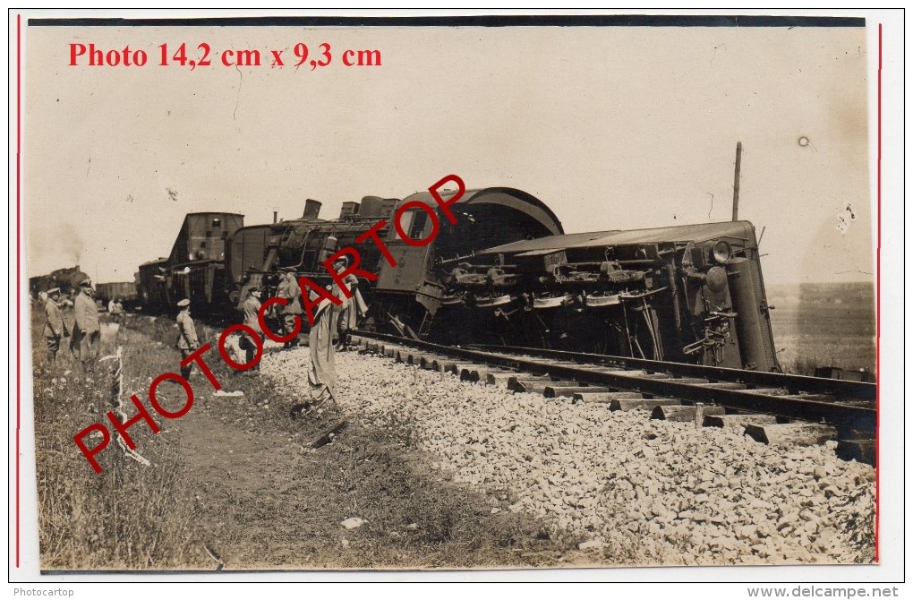 DAMPVITOUX-Accident De TRAIN-Locomotives-Deraill Ement-3xCp Photo+7 Photos Allemandes-Guerre14-18-1W K-Militaria-FRANCE- - Chambley Bussieres