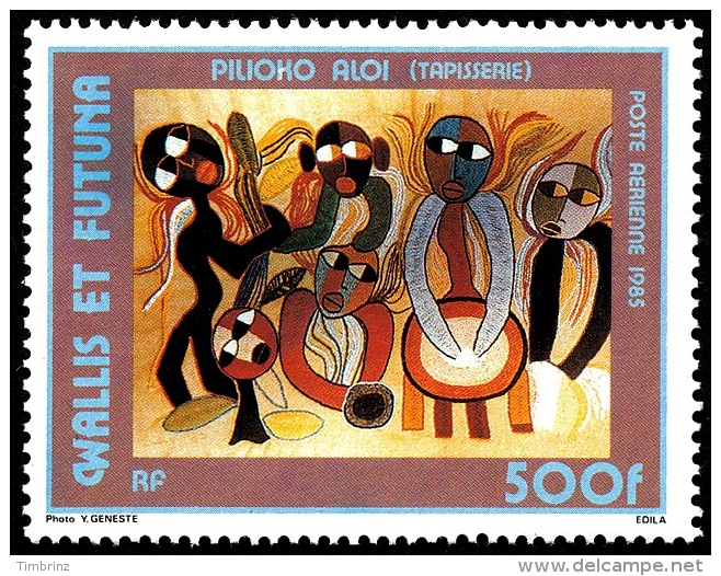 WALLIS ET FUTUNA 1985 - Yv. PA 143 ** SUP  Faciale= 4,19 EUR - Tapisserie 'Pilioko Aloi ..Réf.W&amp;F21608 - Neufs