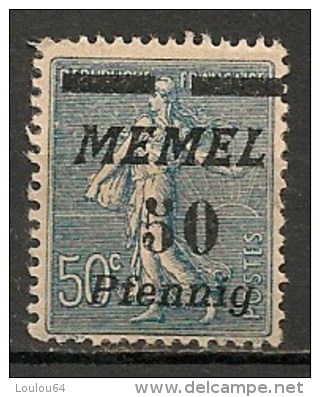 Timbres - Allemagne - Etranger - Memel - 50 Pf. - - Memel (Klaïpeda) 1923