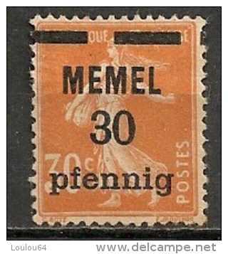 Timbres - Allemagne - Etranger - Memel - 30 Pf. - - Memel (Klaïpeda) 1923