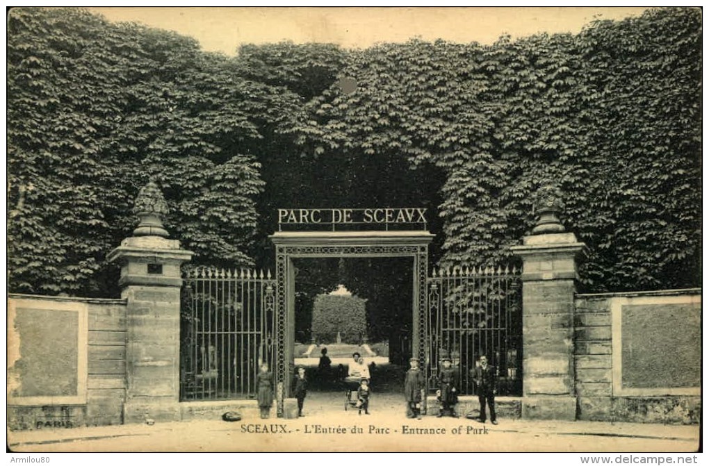 N°36 AAA 104   SCEAUX ENTREE DU PARC - Sceaux