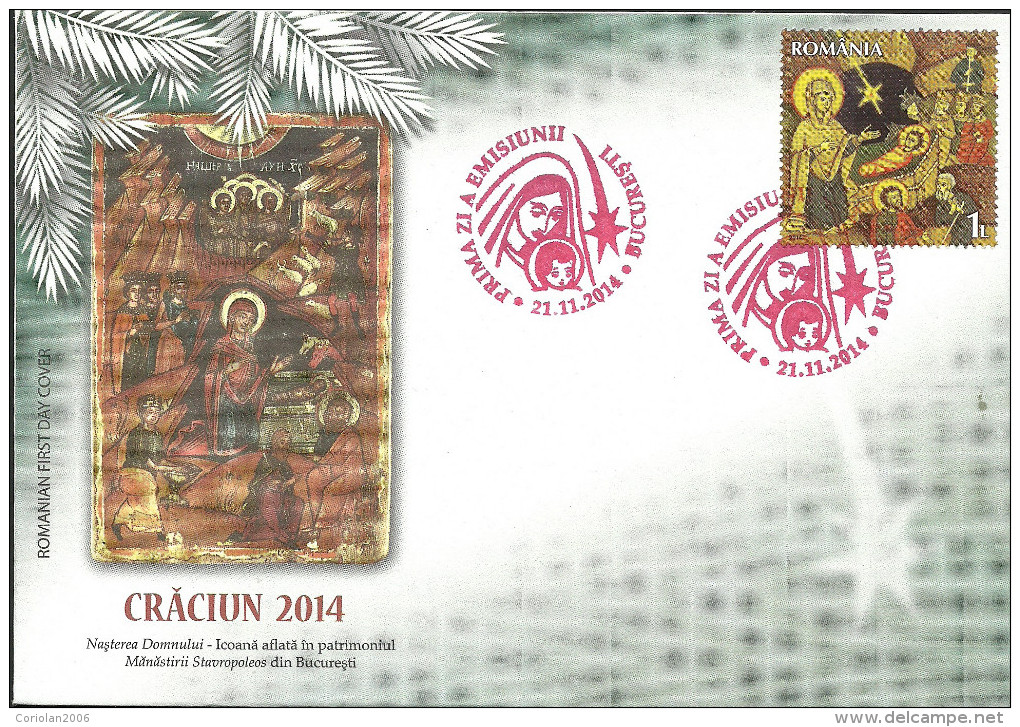 Romania 2014 / Christmas 2014 / FDC - Kerstmis