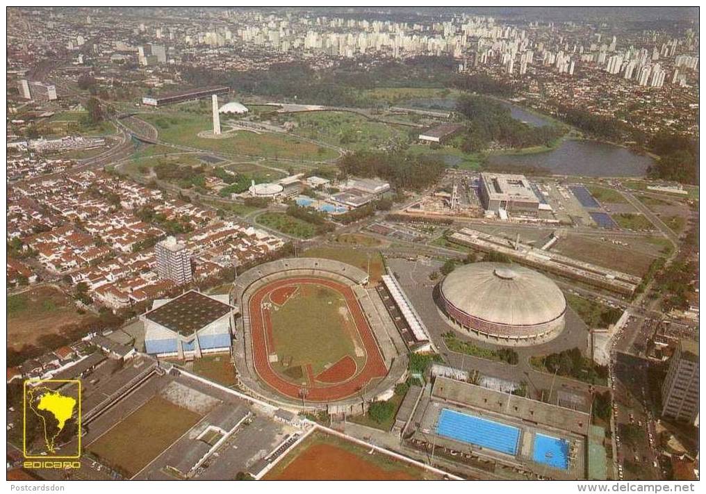 STADIUM STADE ESTADIO STADT STADIO  Aerial View - SAO PAULO - Cp BRASIL - Stades