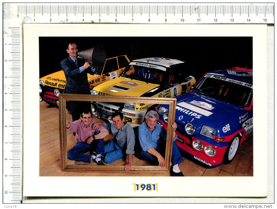 RENAULT  SPORT - 1981  -   Renault  5  ALPINE, Turbo, Et Maxi Turbo -  LANDON - ANDRIE - RAGNOTI -  THIMONIER - Rally's