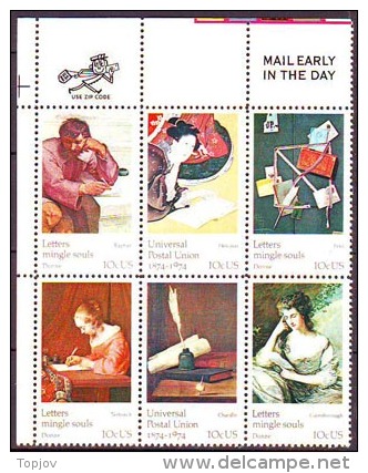 USA - LETTER DAY - PAINTING - ZIP - **MNH - Zipcode