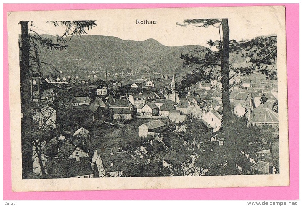 D67. ROTHAU. VUE DU VILLAGE. - Rothau