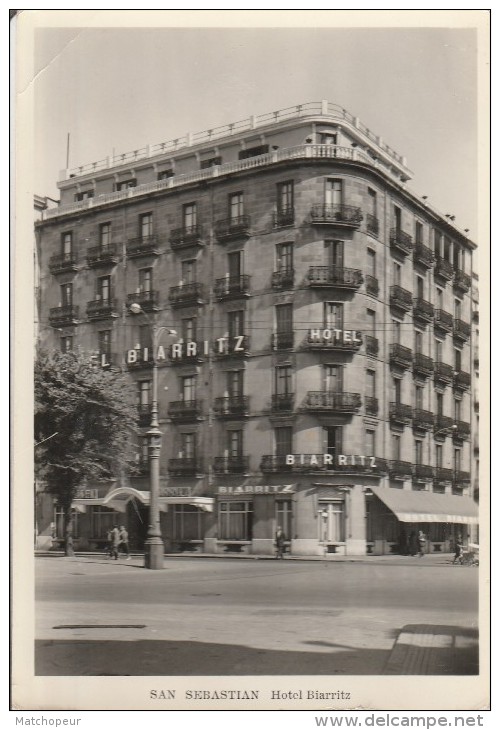 ESPAGNE - SAN SEBASTIAN - HOTEL BIARRITZ - Guipúzcoa (San Sebastián)