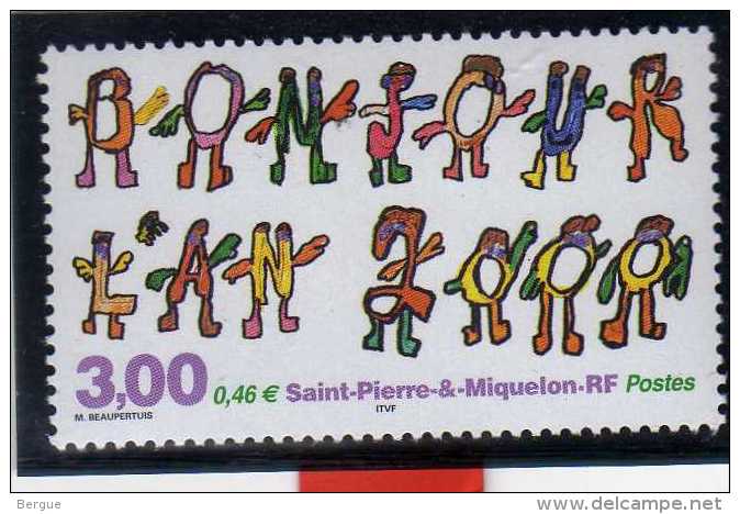 ST PIERRE ET MIQUELON    N° 706  ** LUXE - Unused Stamps