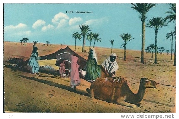 Postcard RA001728 - African Men With Camel - Africa