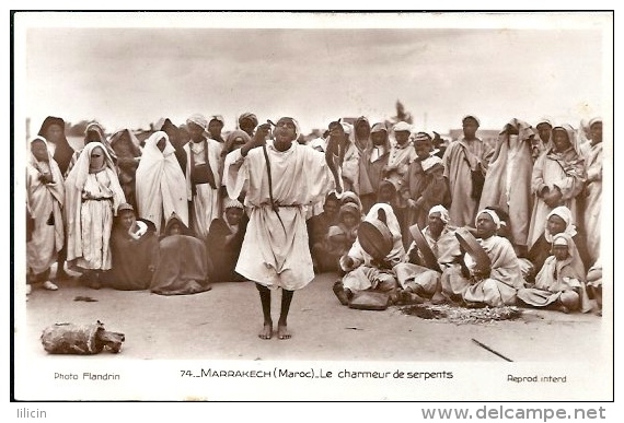 Postcard RA001734 - Morocco (Maroc) Marrakesh (Marrakech / Merrakec) Le Charmeur De Serpents - Africa