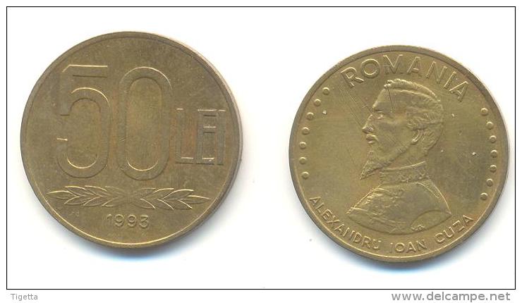 ROMANIA  50 LEI ANNO 1993 - Romania