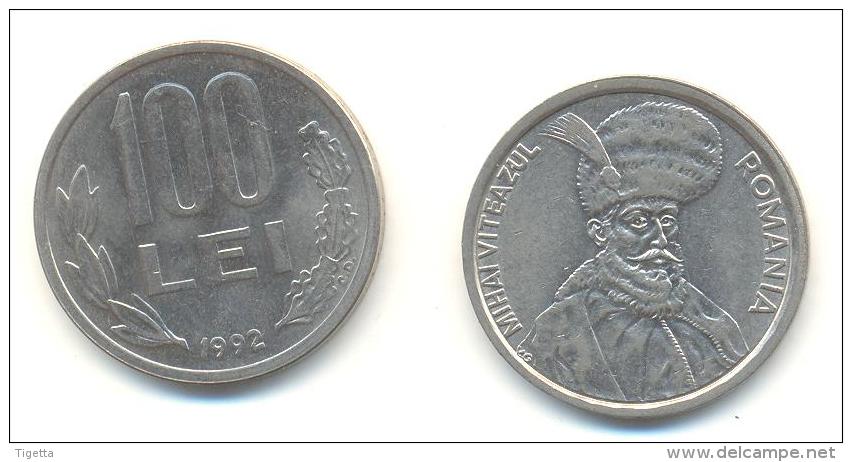 ROMANIA  100 LEI ANNO 1992 - Romania