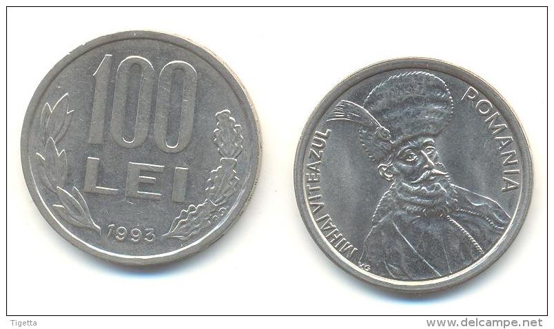 ROMANIA  100 LEI ANNO 1993 - Romania