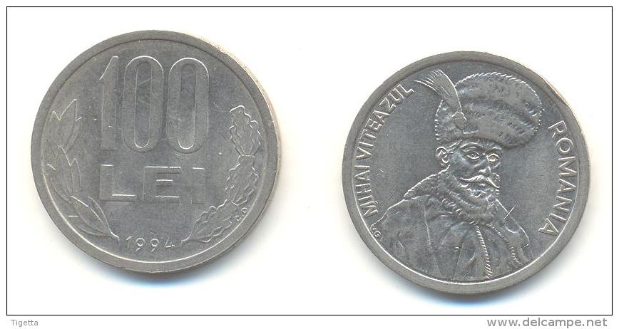 ROMANIA  100 LEI ANNO 1994 - Romania