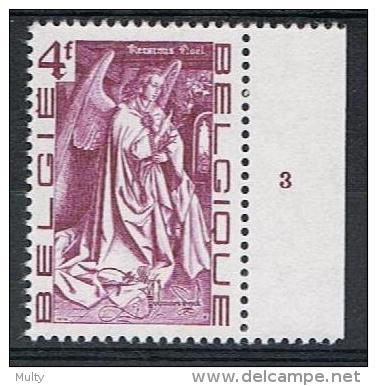 Belgie OCB 1737 (**) Met Plaatnummer 3. - 1971-1980