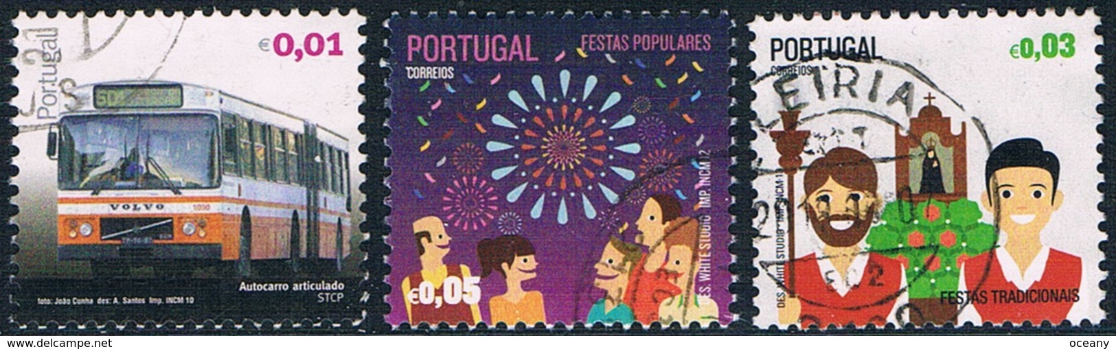 Portugal - 1610 + 3127 + 3461 + 3570 + 3811 (années 1984 + 2007 + 2010 + 2011 + 2013) Oblit. - Oblitérés