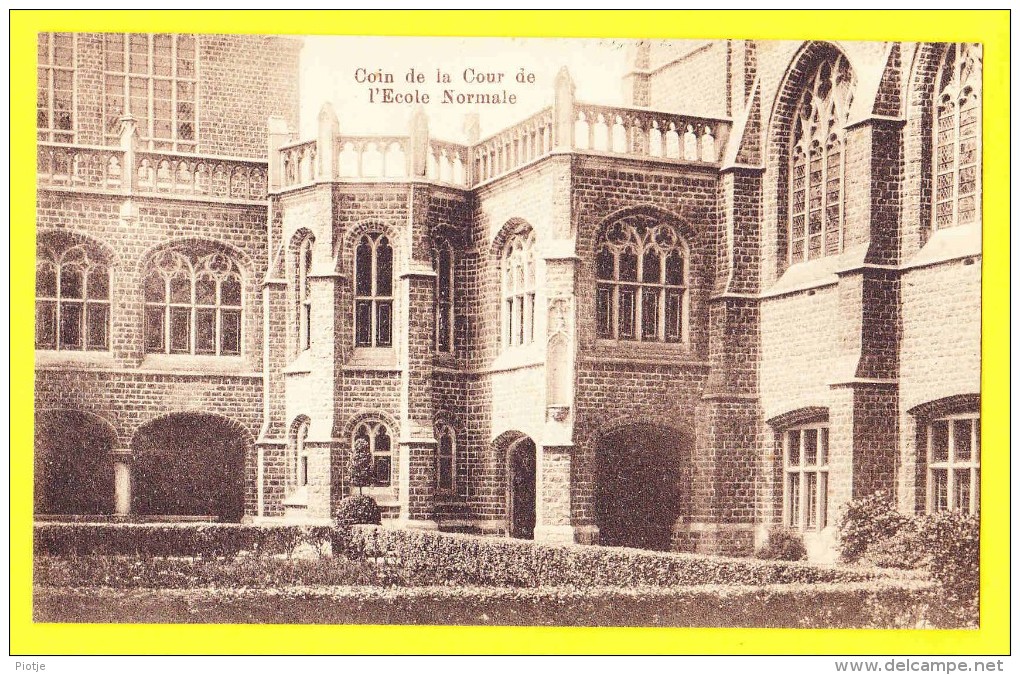 * Onze Lieve Vrouw Waver - Wavre Notre Dame (Antwerpen) * (E.&B.) Institut Des Ursulines, Cour De L'école Normale, TOP - Sint-Katelijne-Waver