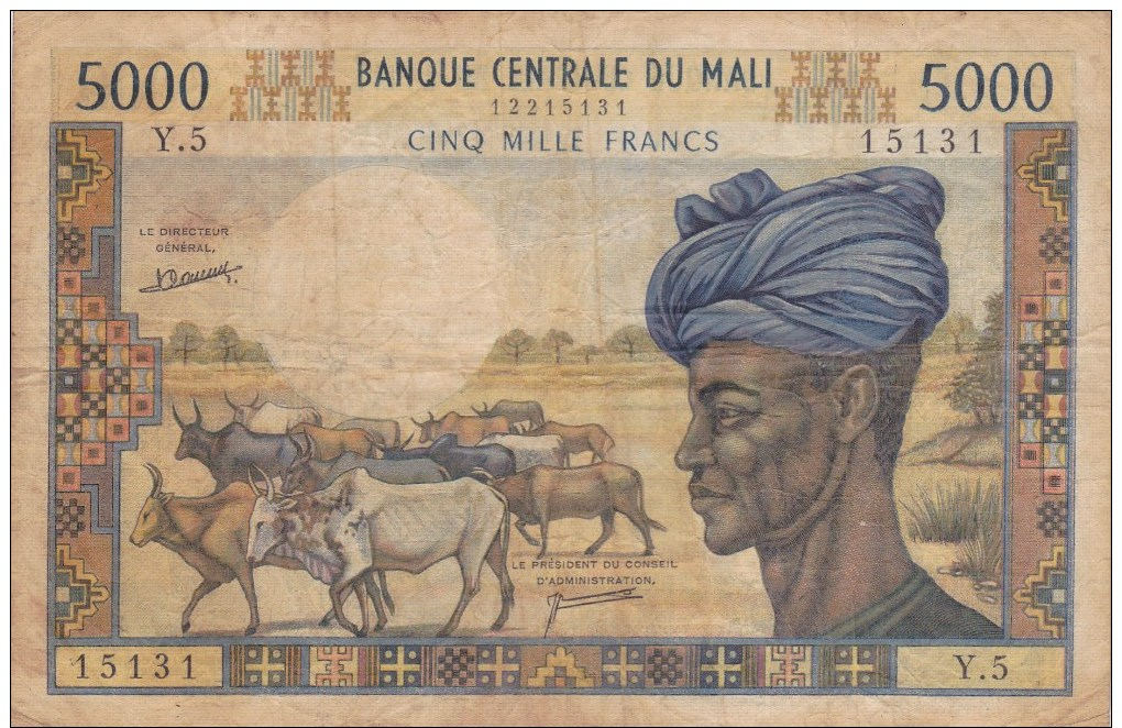 Banque Centrale Du  Mali. - Mali