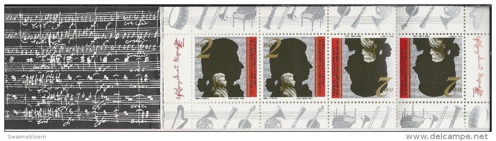 Il.- International Year Of Mozart In Israël. Wolfgang Amadeus Mozart. Israël Postal Authority**. 2 Scans - Booklets