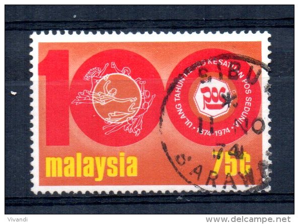 Malaysia - 1974 - 75 Cents UPU Centenary - Used - Malaysia (1964-...)