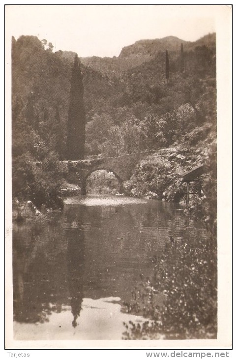 POSTAL DEL EMBALSE DE EL BALNEARIO DE CARDÓ - Tarragona