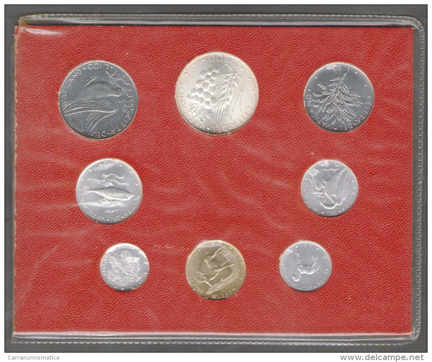 1974/XII Vatican City 8-Coin Mint Set Unc Pope Paul VI CITTA DEL VATICANO - Vaticano (Ciudad Del)