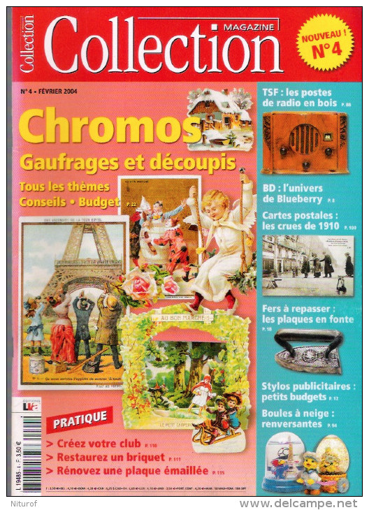 COLLECTION MAGAZINE  N°4 Chromos , Blueberry ... - Brocantes & Collections