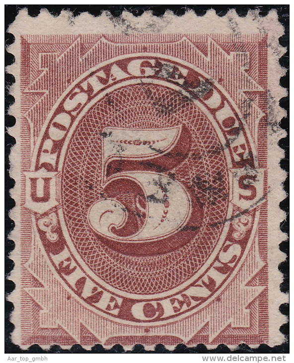 USA 1879 Porto 5Cent BraunMi#4a Gestempelt - Postage Due