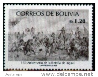 Bolivia 1992 CEFIBOL 1443 ** 150 Años Batalla De Ingavi.  Pintura. - Bolivia