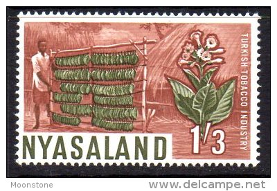 Nyasaland QEII 1964 Definitives, 1/3d Value, MNH (BA2) - Nyasaland (1907-1953)
