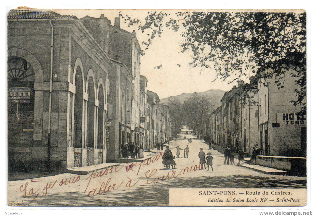 SAINT PONS (34) - ROUTE DE CASTRES - Saint-Pons-de-Thomières