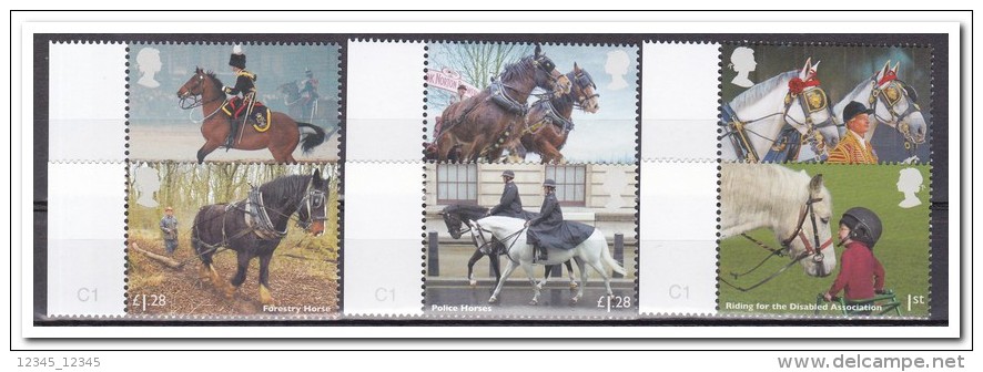Engeland 2014, Postfris MNH, Horses - Unused Stamps