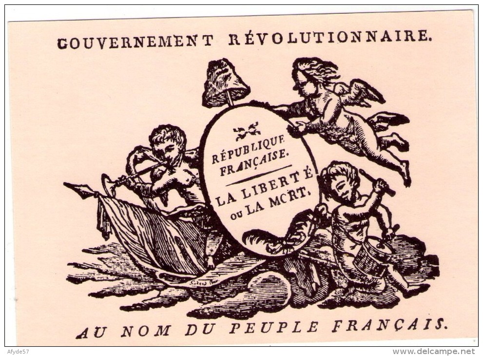 CPM :  Gouvernement Révolutionnaire:  Au Nom Du Peuple Français.      (B 1736) - Political Parties & Elections