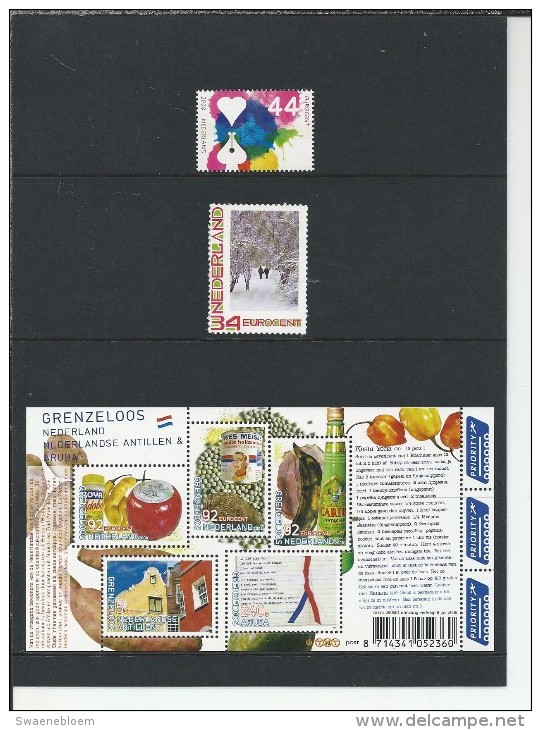 NL.- Jaarcollectie 2008. Nederlandse Postzegels. 10 scans. Postfris.